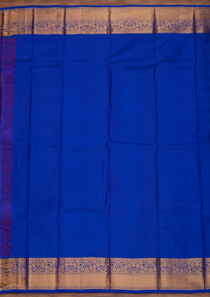 Maroon Zariwork Pure Silk Designer Saree - Koskii