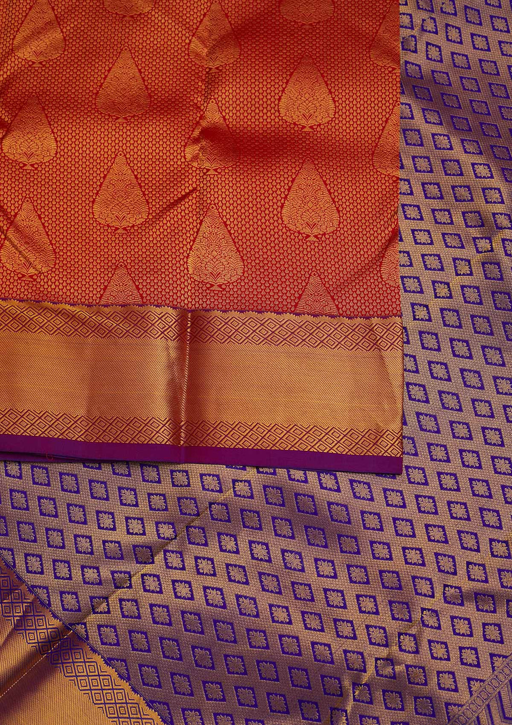 Maroon Zariwork Pure Silk Designer Saree - Koskii