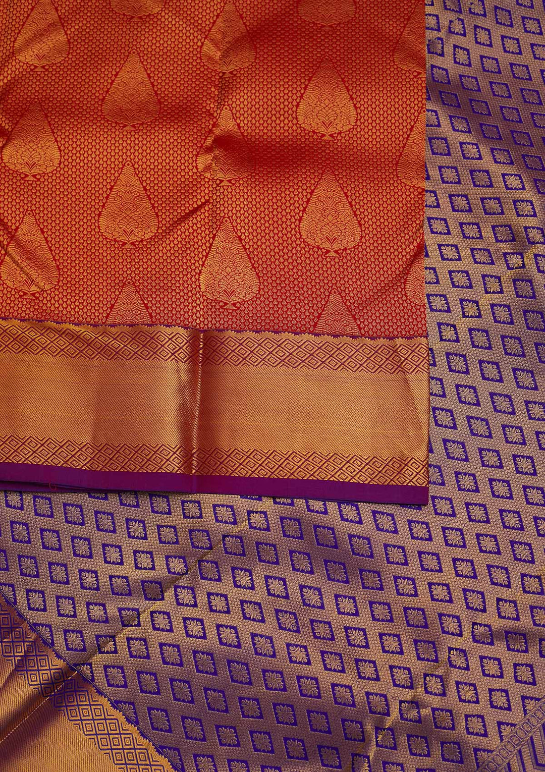 Maroon Zariwork Pure Silk Designer Saree - Koskii