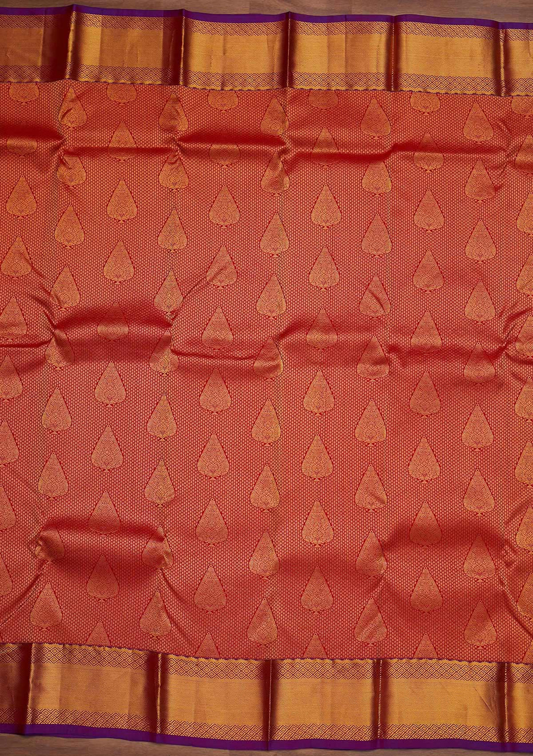 Maroon Zariwork Pure Silk Designer Saree - Koskii