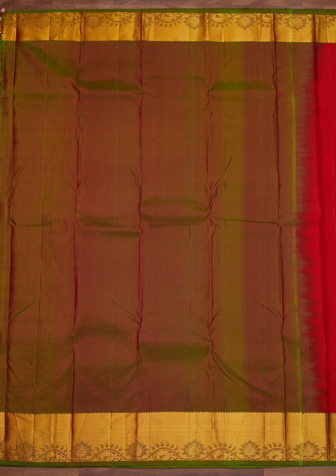 Maroon Zariwork Pure Silk Designer Saree - Koskii