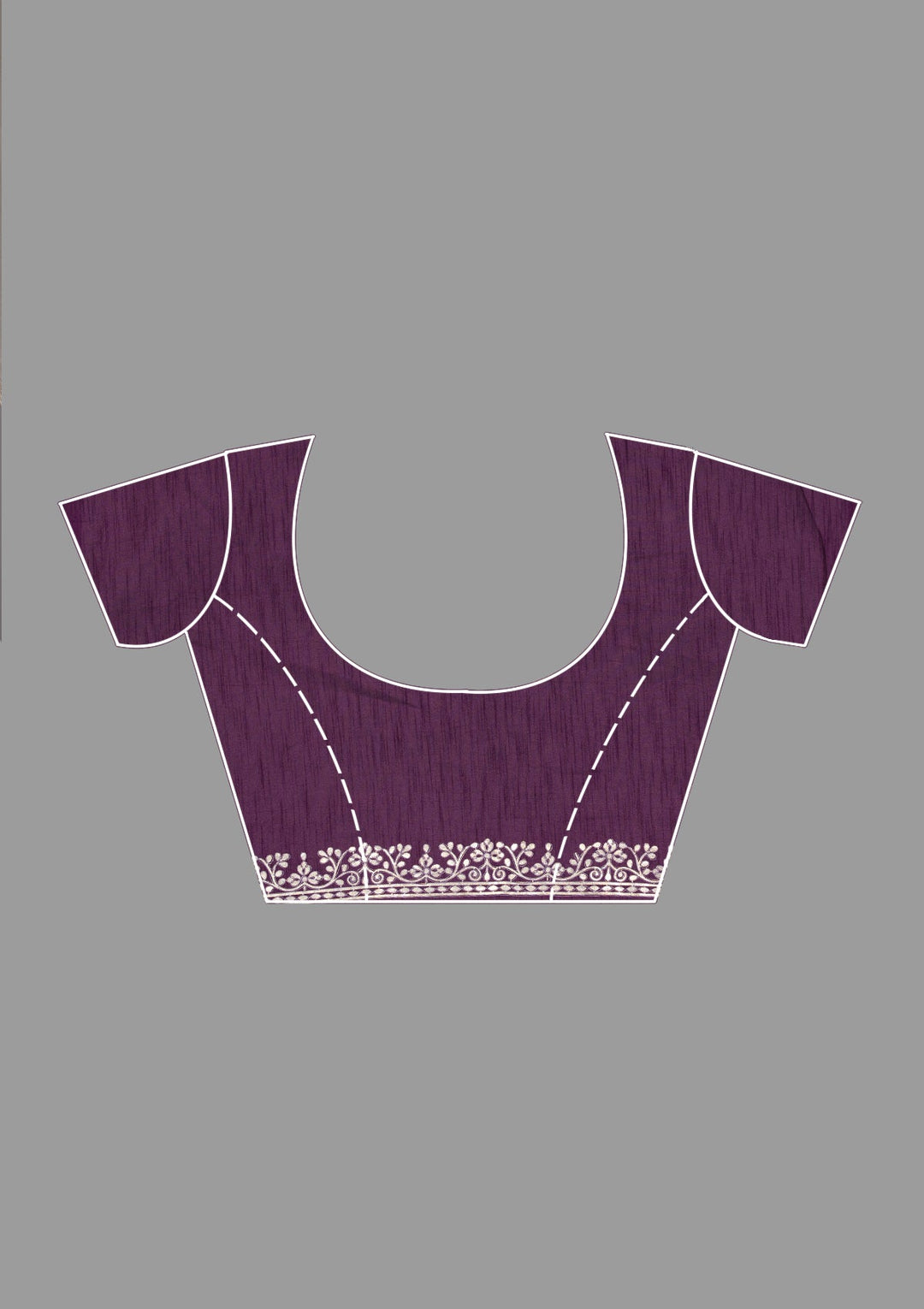 Mauve Gotapatti Georgette Saree-Koskii