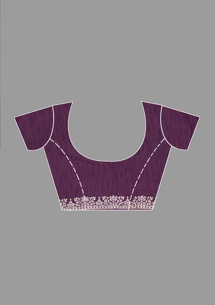 Mauve Gotapatti Georgette Saree-Koskii