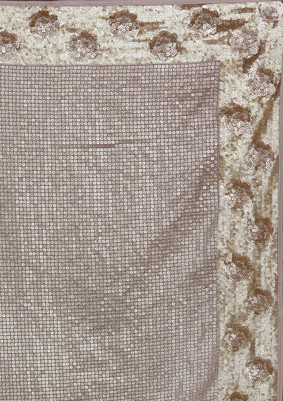 Mauve Sequins Georgette Saree-Koskii