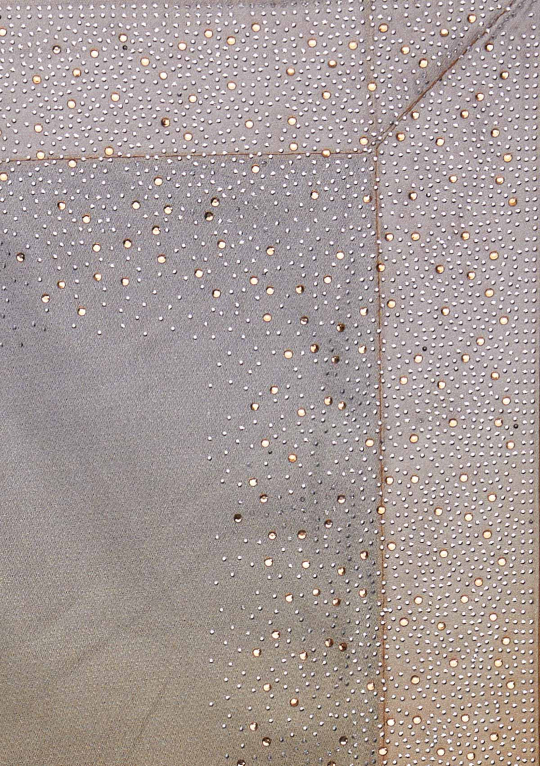 Mehendi Swarovski Tissue Designer Saree - Koskii
