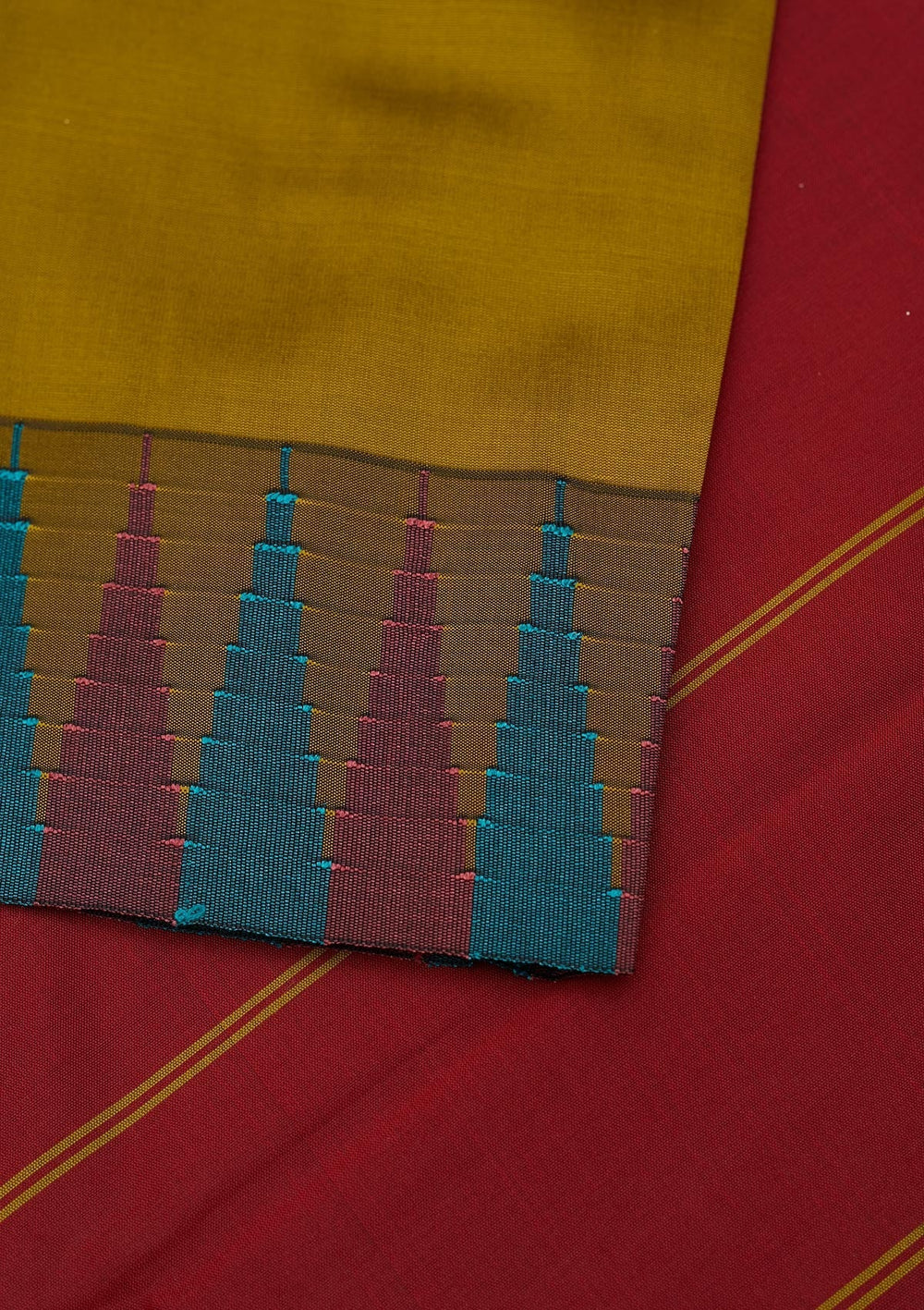 Mehendi Zariwork Art Silk Unstitched Saree - Koskii
