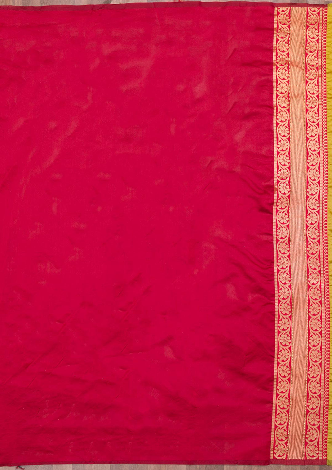 Mehendi Zariwork Art Silk Saree-Koskii