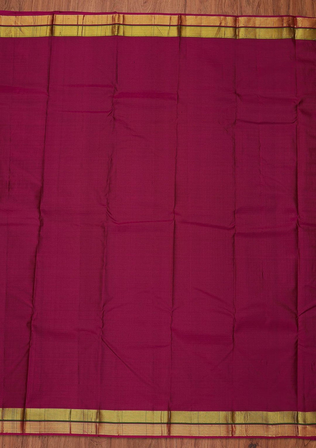Mehendi Zariwork Pure Silk Designer Unstitched Saree - Koskii
