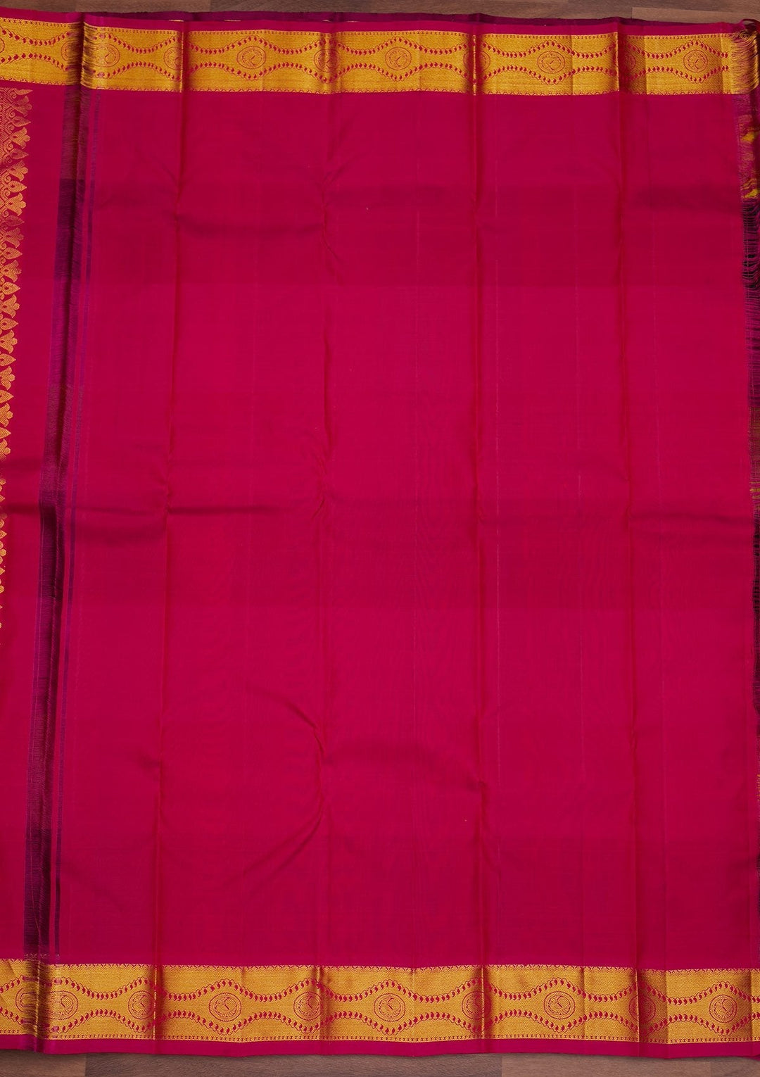 Mehendi Zariwork Pure Silk Designer Saree - Koskii