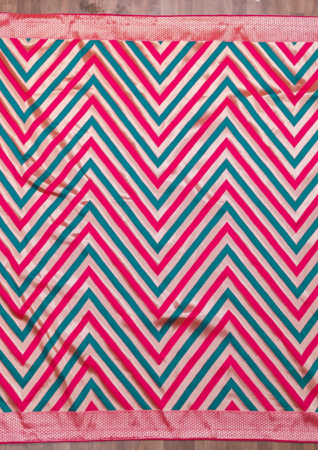 Multi Zariwork Art Silk Saree-Koskii