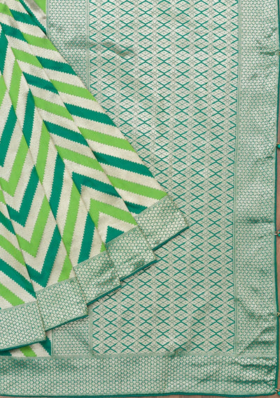 Multi Zariwork Art Silk Saree-Koskii
