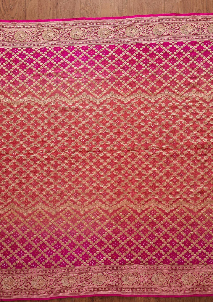 Multi Zariwork Georgette Designer Saree - koskii