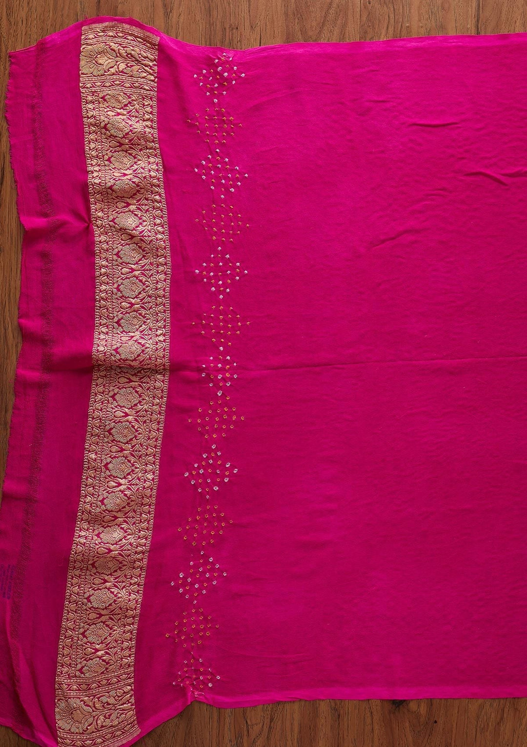 Multi Zariwork Georgette Designer Saree - koskii