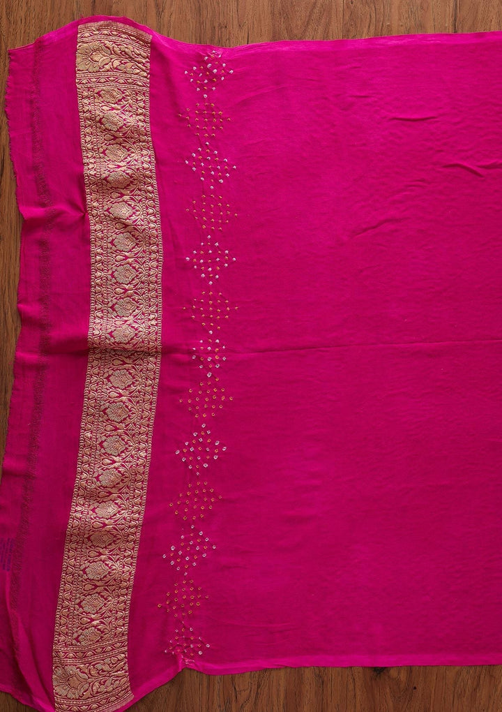 Multi Zariwork Georgette Designer Saree - koskii