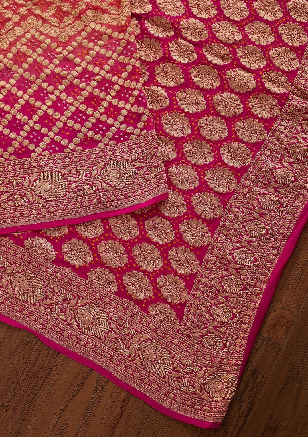 Multi Zariwork Georgette Designer Saree - koskii