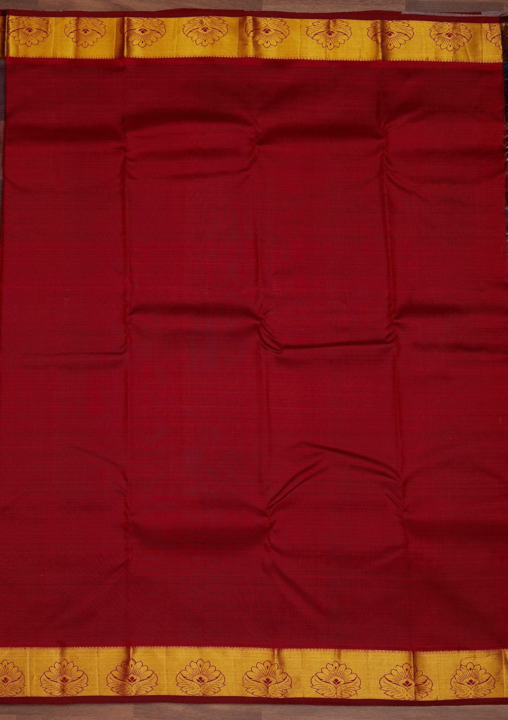 Multi Zariwork Pure Silk Designer Saree - Koskii