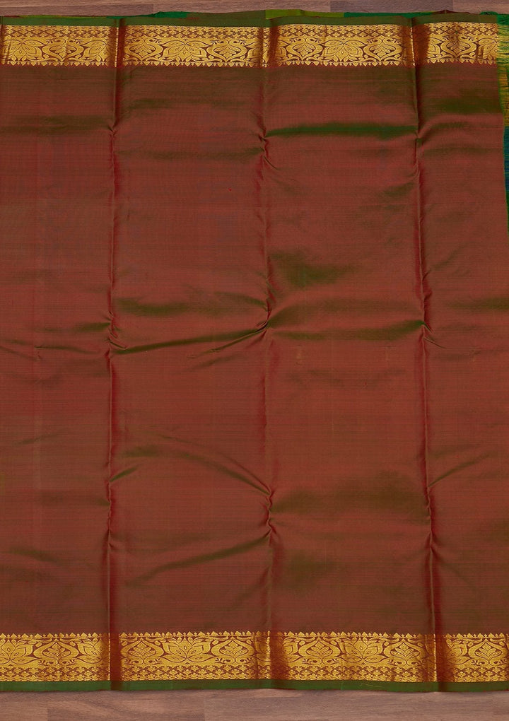 Multi Zariwork Pure Silk Designer Saree - Koskii
