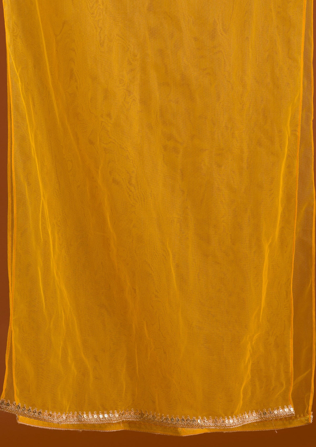 Mustard Sequins Georgette Designer Salwar Suit-Koskii