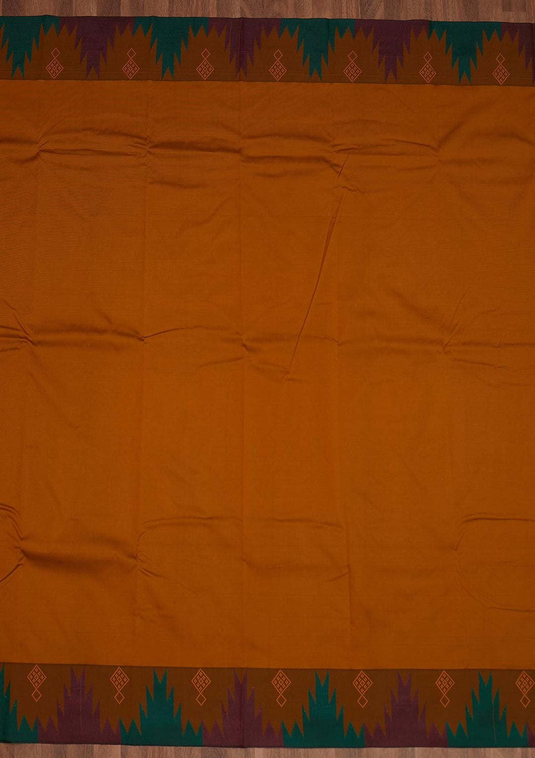 Mustard Zariwork Art Silk Saree - Koskii