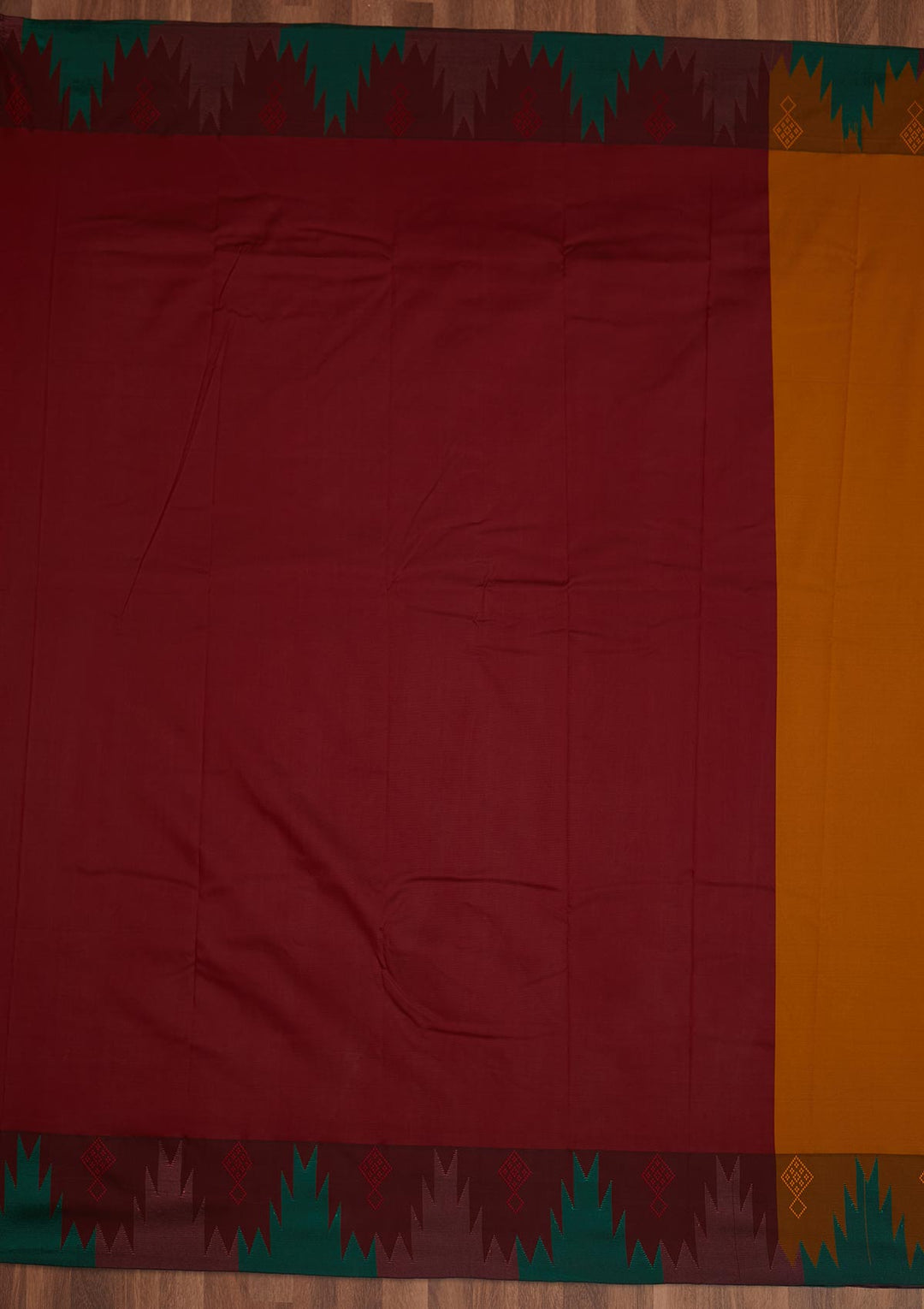 Mustard Zariwork Art Silk Saree - Koskii