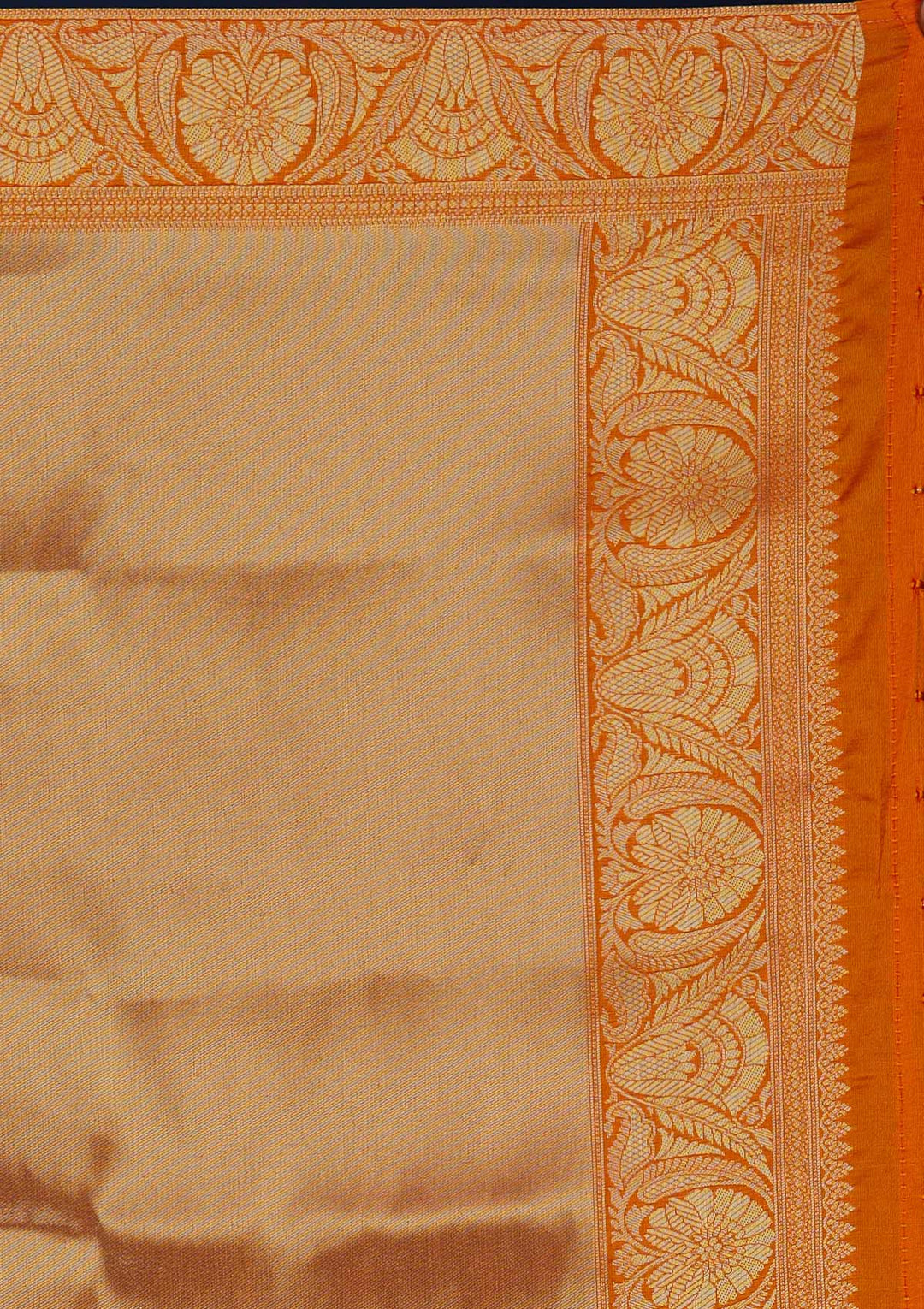 Mustard Zariwork Brocade Designer Saree - Koskii