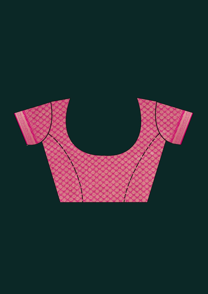 Mustard Zariwork Brocade Saree - Koskii