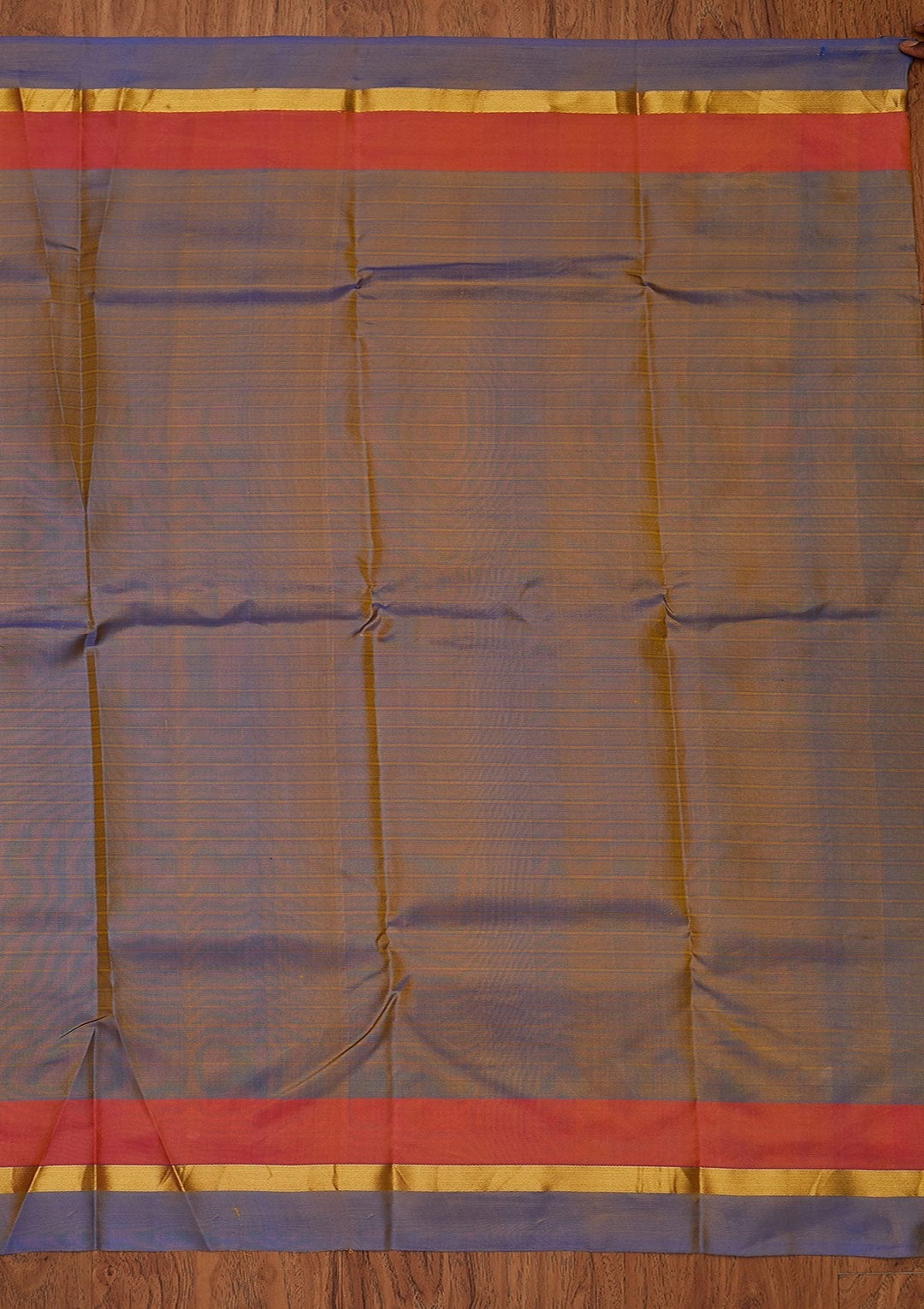 Mustard Zariwork Pure Silk Designer Saree - koskii
