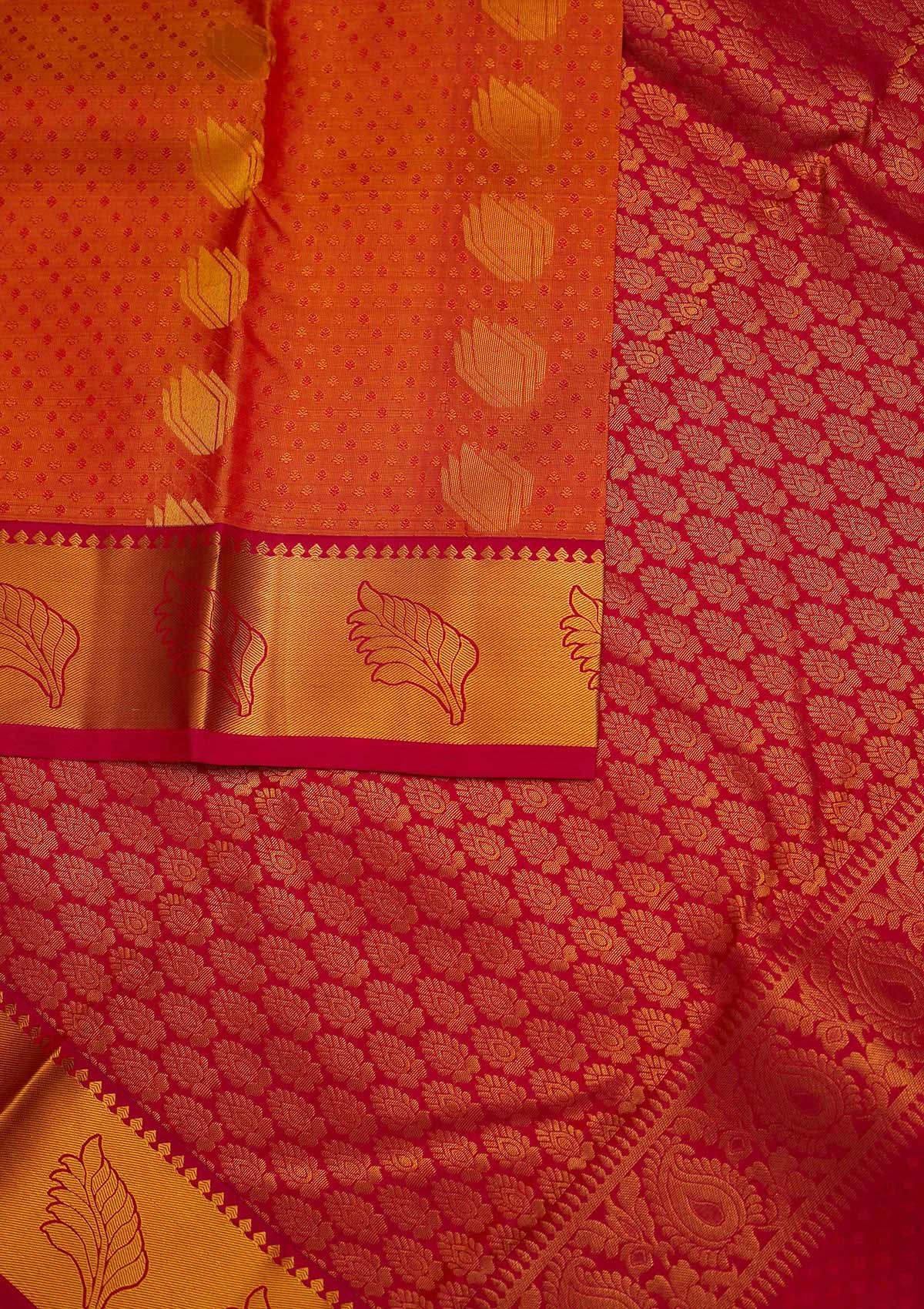 Mustard Zariwork Pure Silk Designer Saree - Koskii