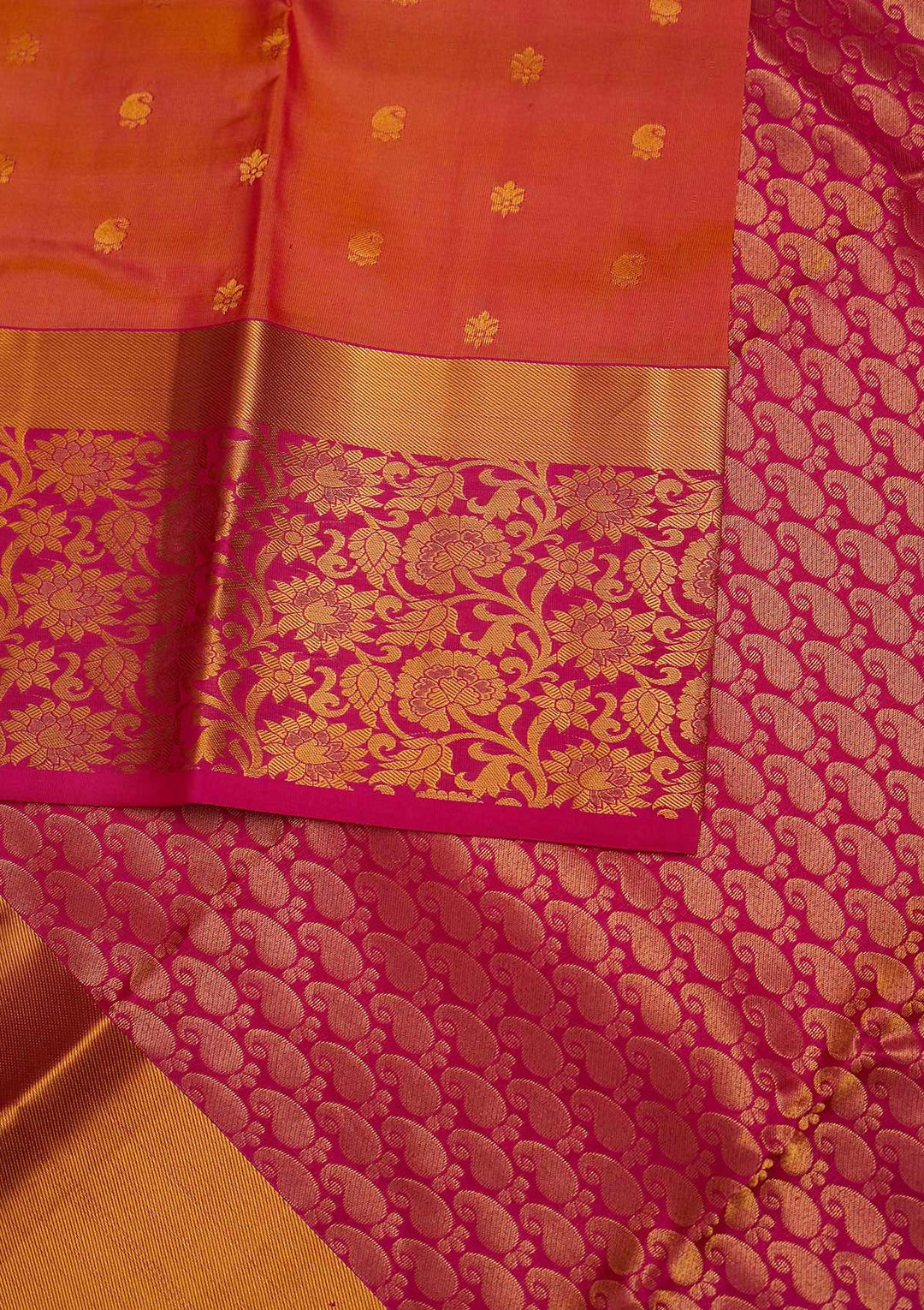 Mustard Zariwork Pure Silk Designer Saree - Koskii