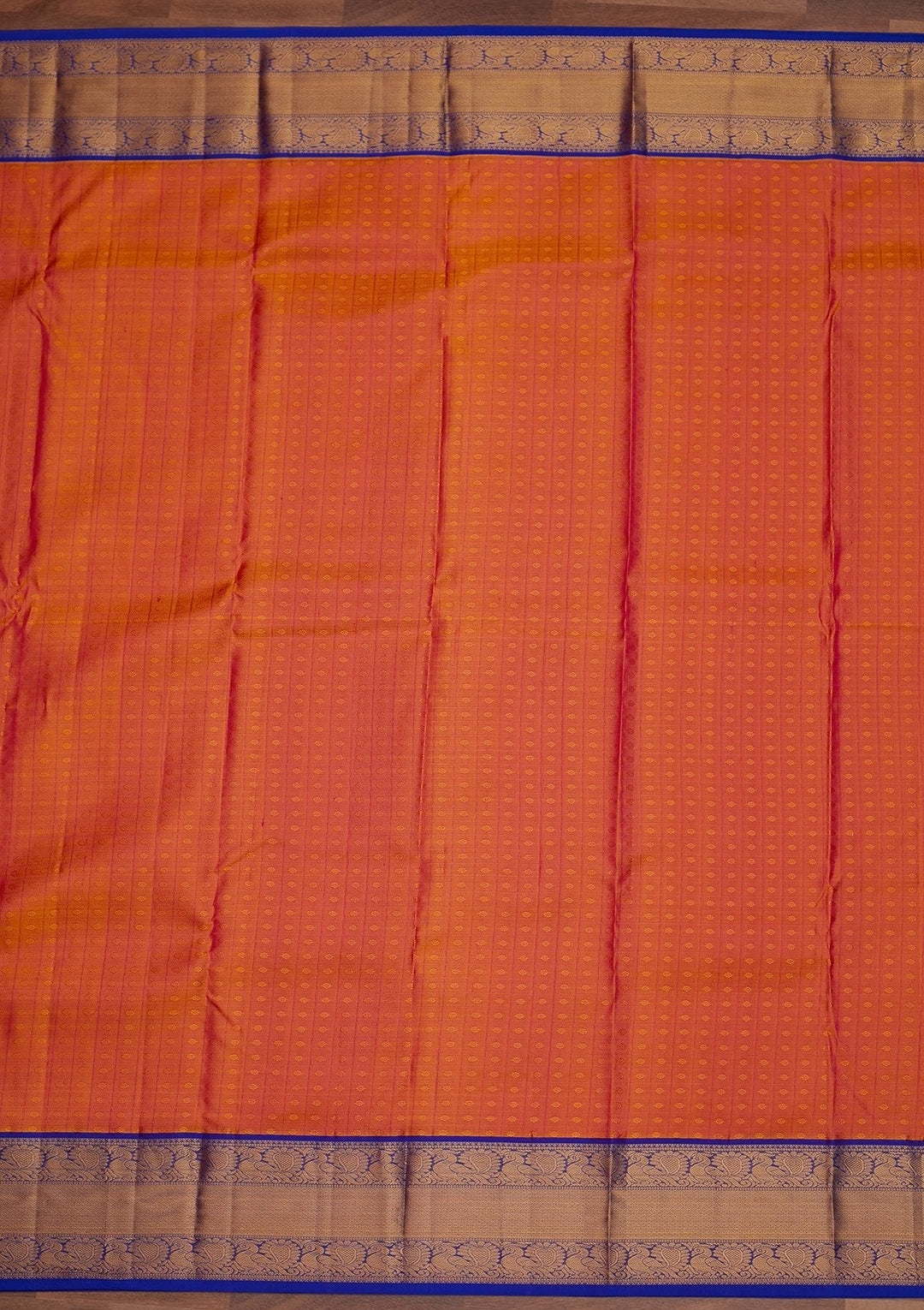 Mustard Zariwork Pure Silk Designer Saree - Koskii