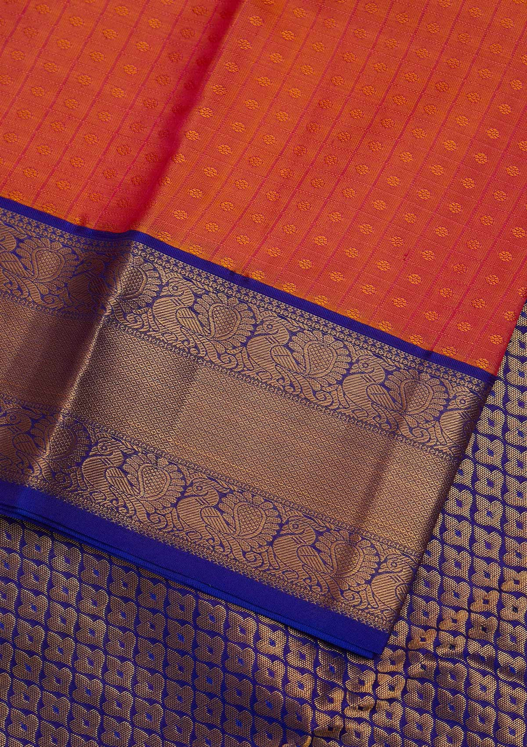 Mustard Zariwork Pure Silk Designer Saree - Koskii