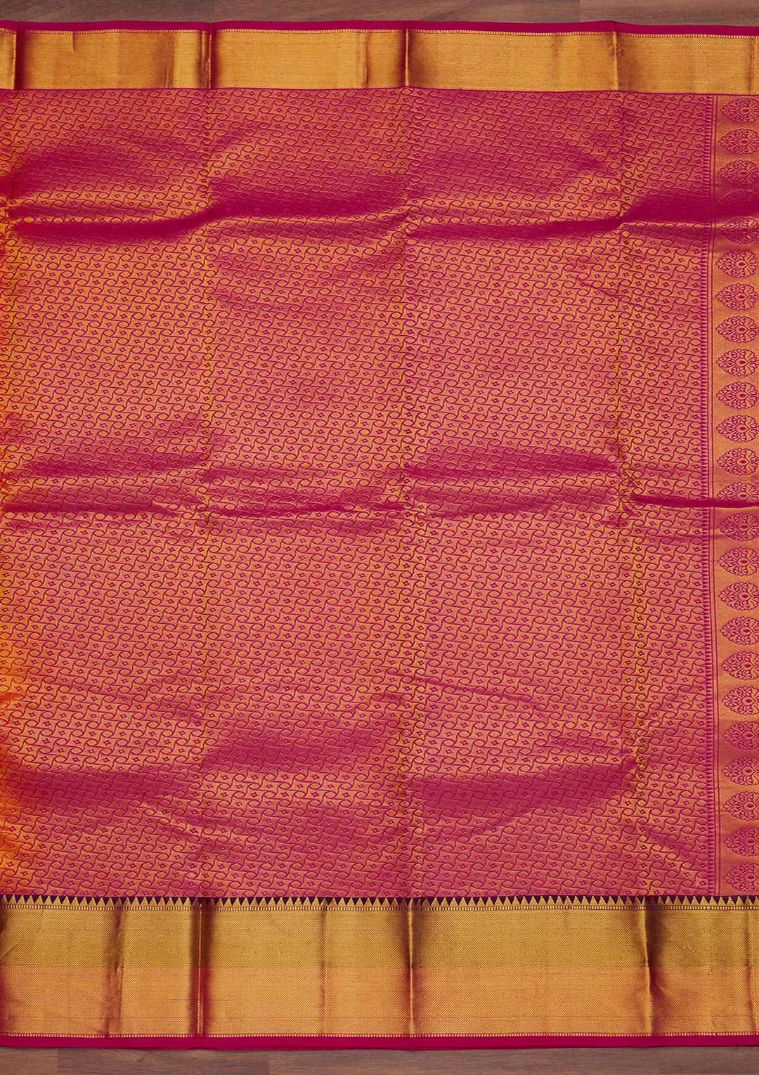Mustard Zariwork Pure Silk Designer Saree - Koskii