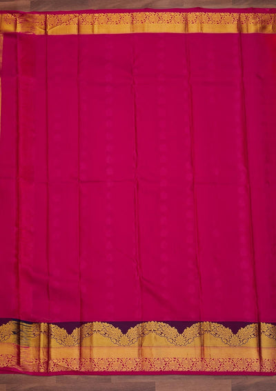 Mustard Zariwork Pure Silk Designer Saree - Koskii