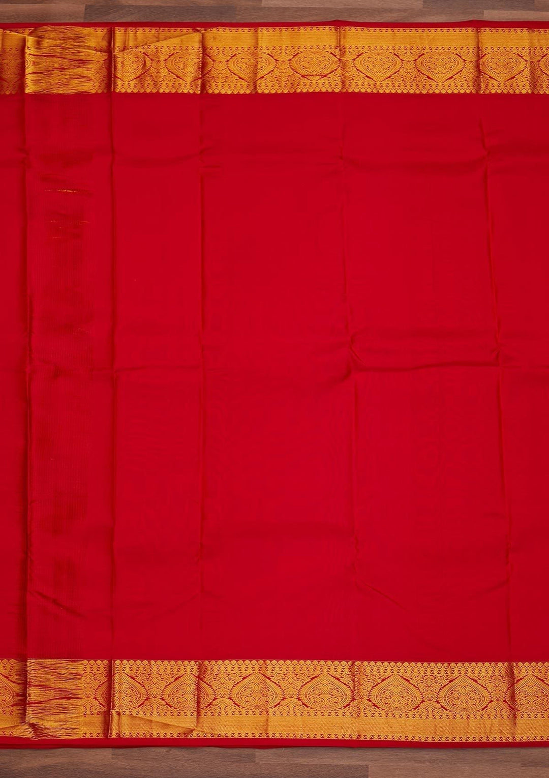 Mustard Zariwork Pure Silk Designer Saree - Koskii