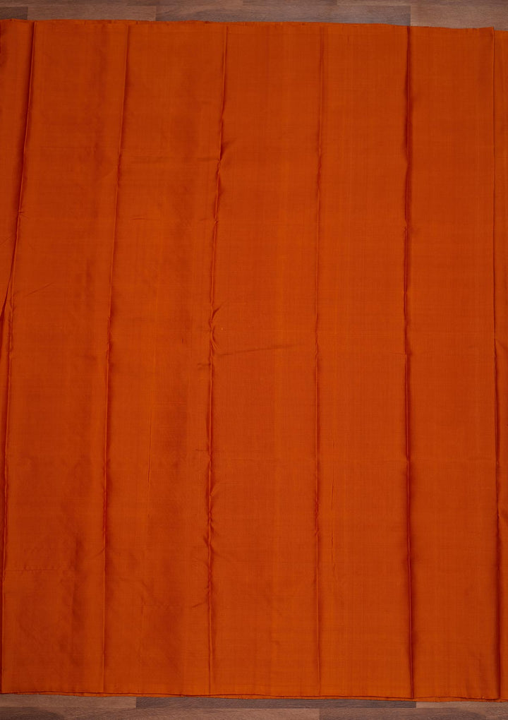 Mustard Zariwork Pure Silk Designer Saree - Koskii