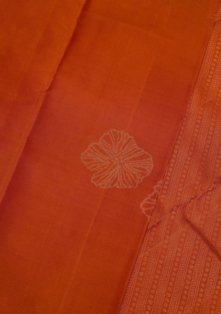 Mustard Zariwork Pure Silk Designer Saree - Koskii