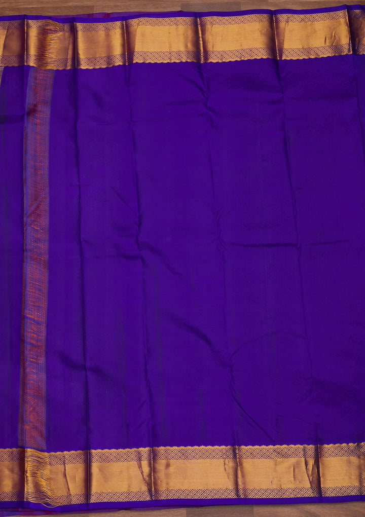 Mustard Zariwork Pure Silk Designer Saree - Koskii
