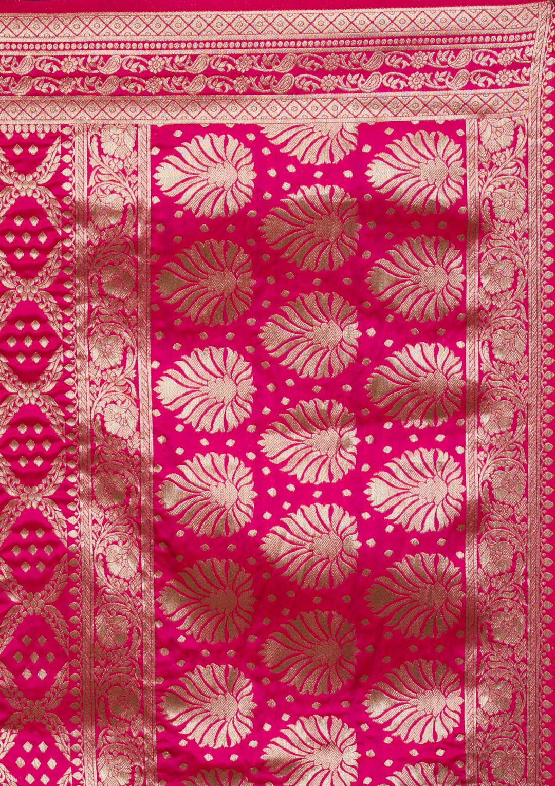Mustard Zariwork Raw Silk Lehenga-koskii