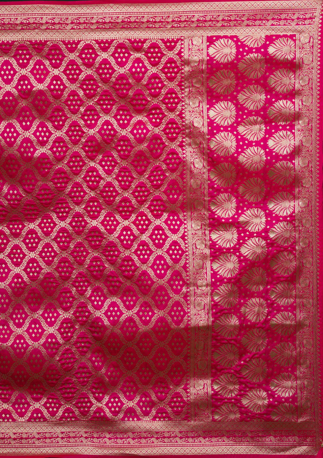 Mustard Zariwork Raw Silk Lehenga-koskii