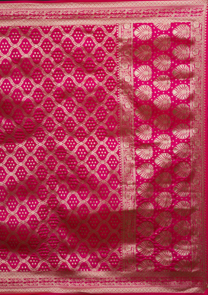 Mustard Zariwork Raw Silk Lehenga-koskii