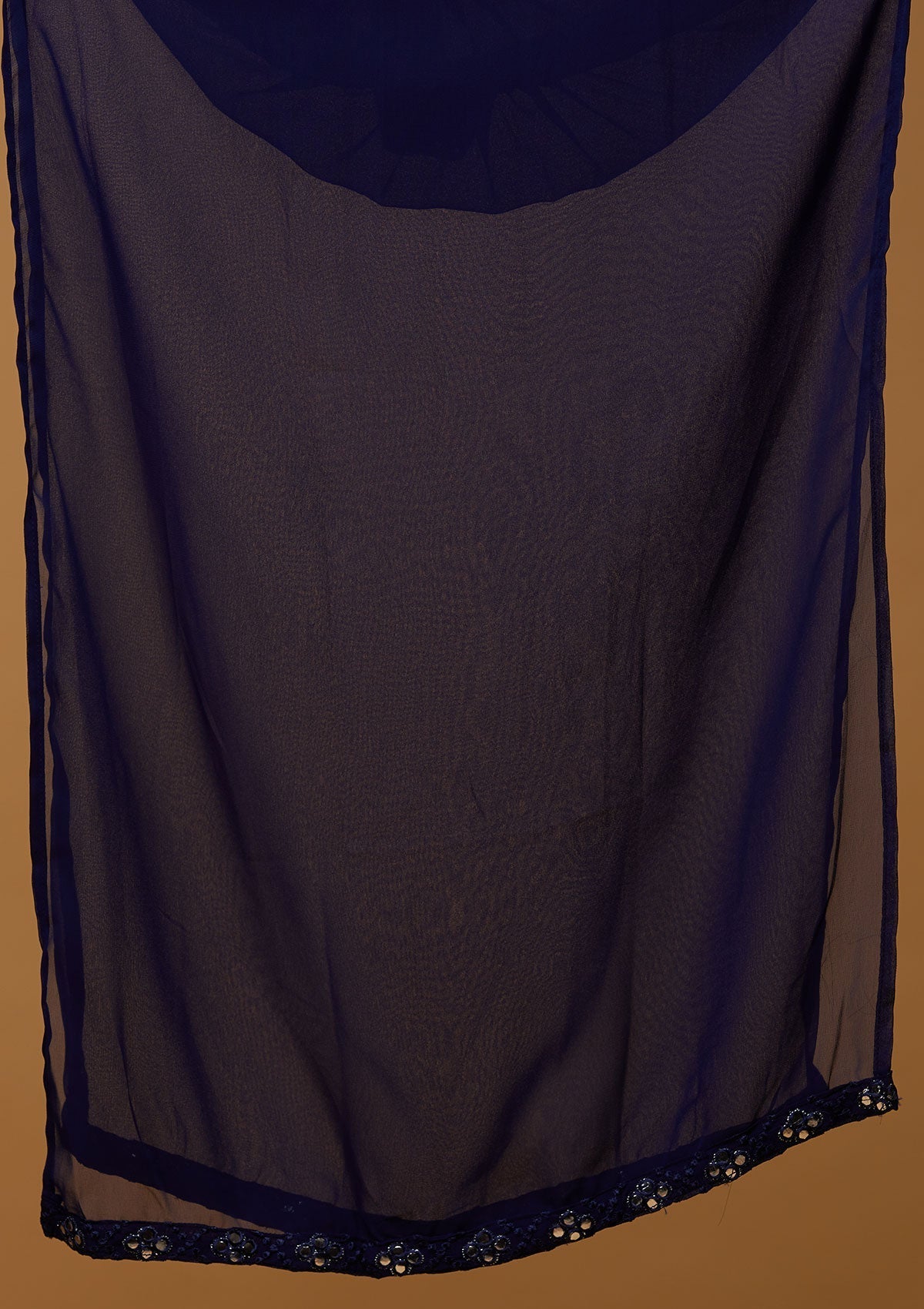 Navy Blue Gotapatti Georgette Designer Salwar Suit - Koskii