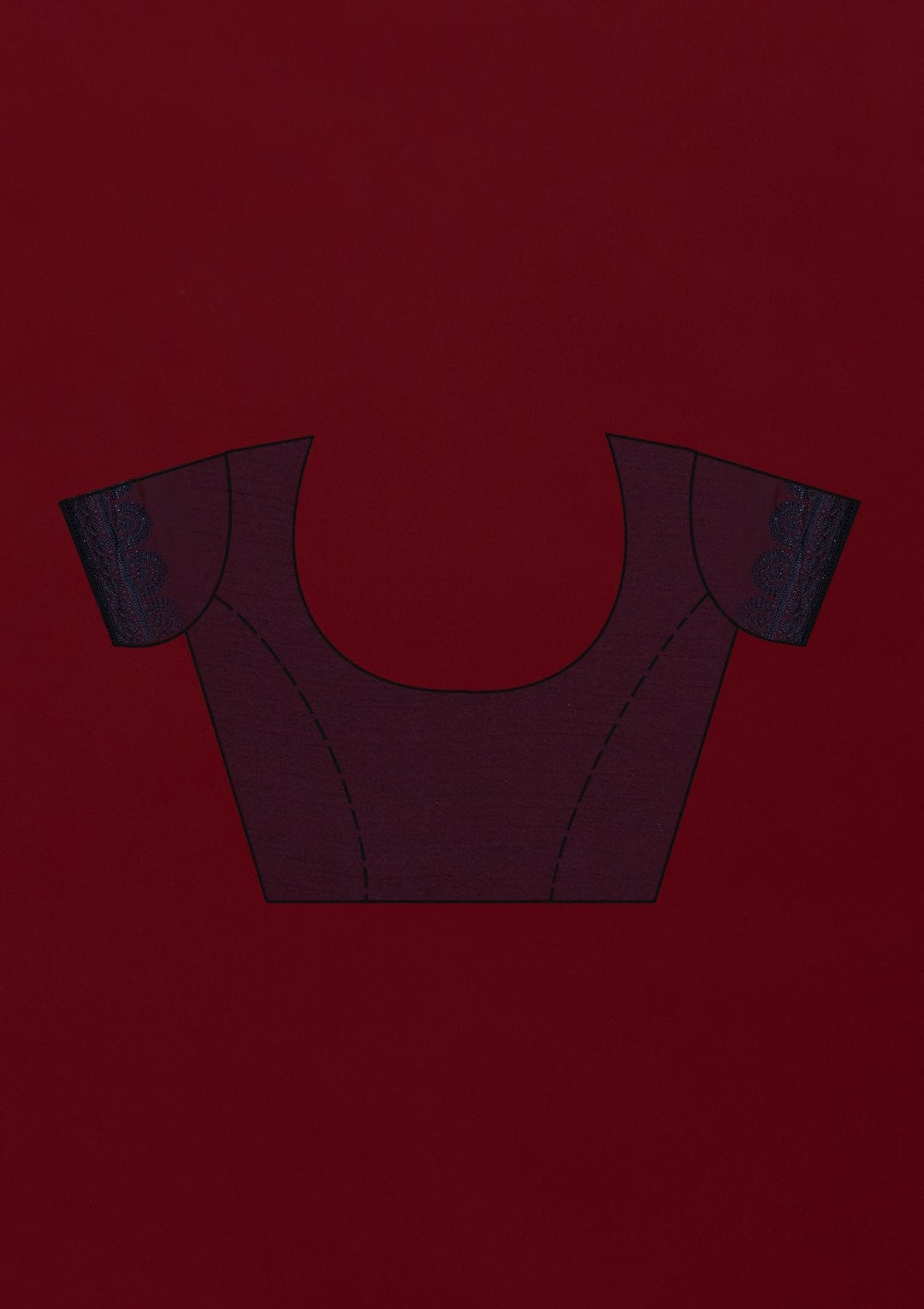 Navy Blue Swarovski Georgette Designer Saree - koskii