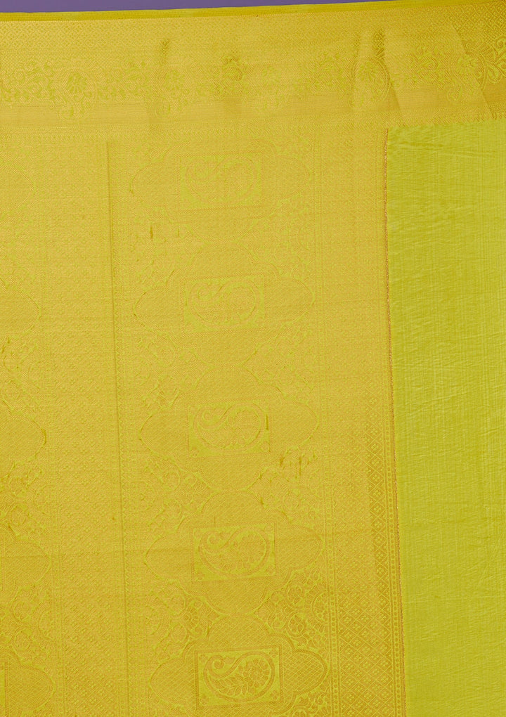 Navy Blue Zariwork Art Silk Saree-Koskii