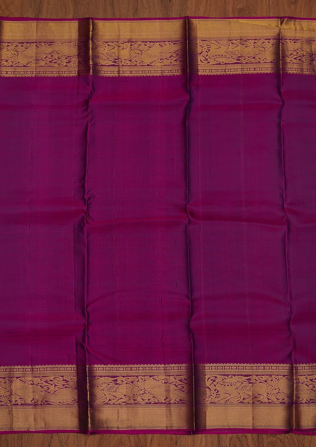 Navy Blue Zariwork Pure Silk Designer Saree - koskii