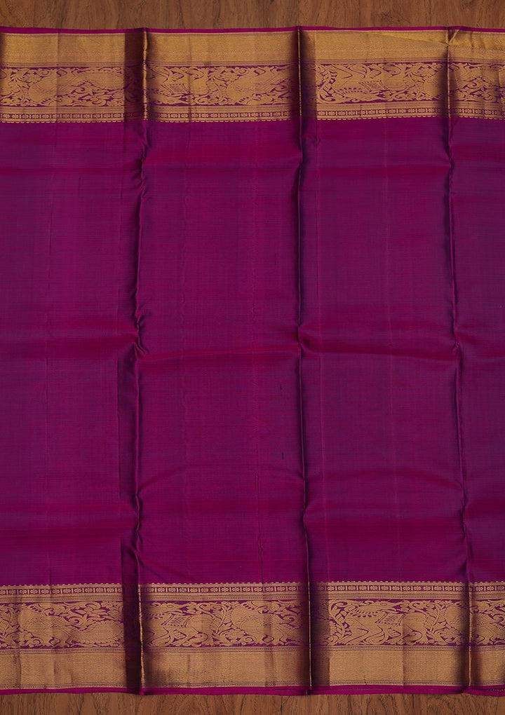 Navy Blue Zariwork Pure Silk Designer Saree - koskii