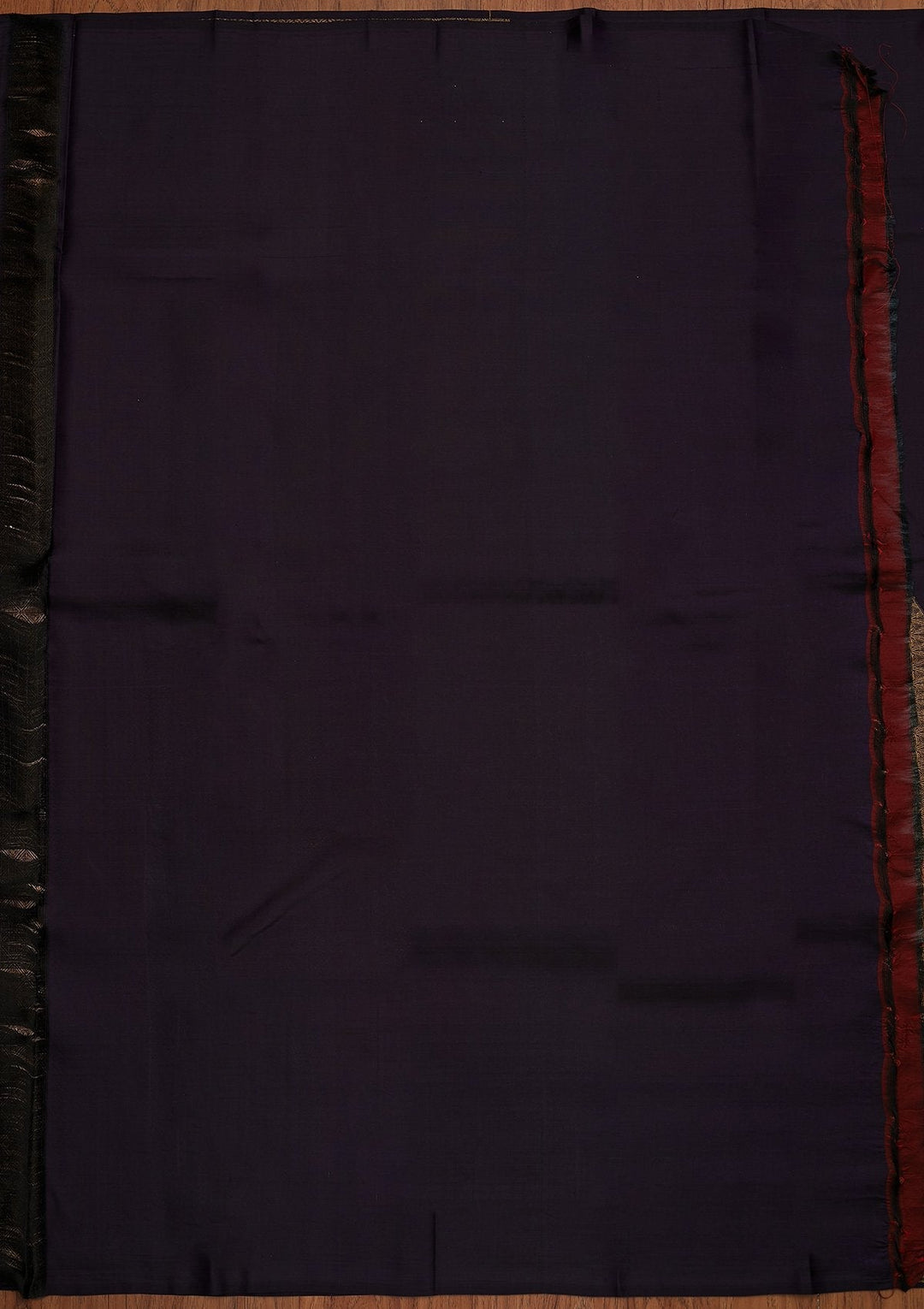 Navy Blue Zariwork Pure Silk Designer Saree - koskii