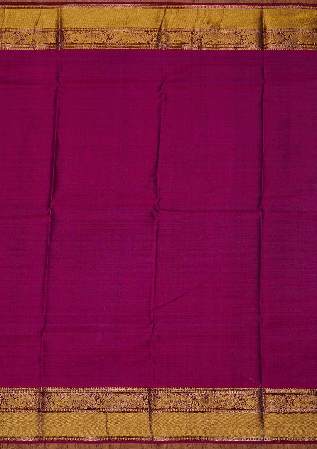 Navy Blue Zariwork Pure Silk Designer Saree - koskii