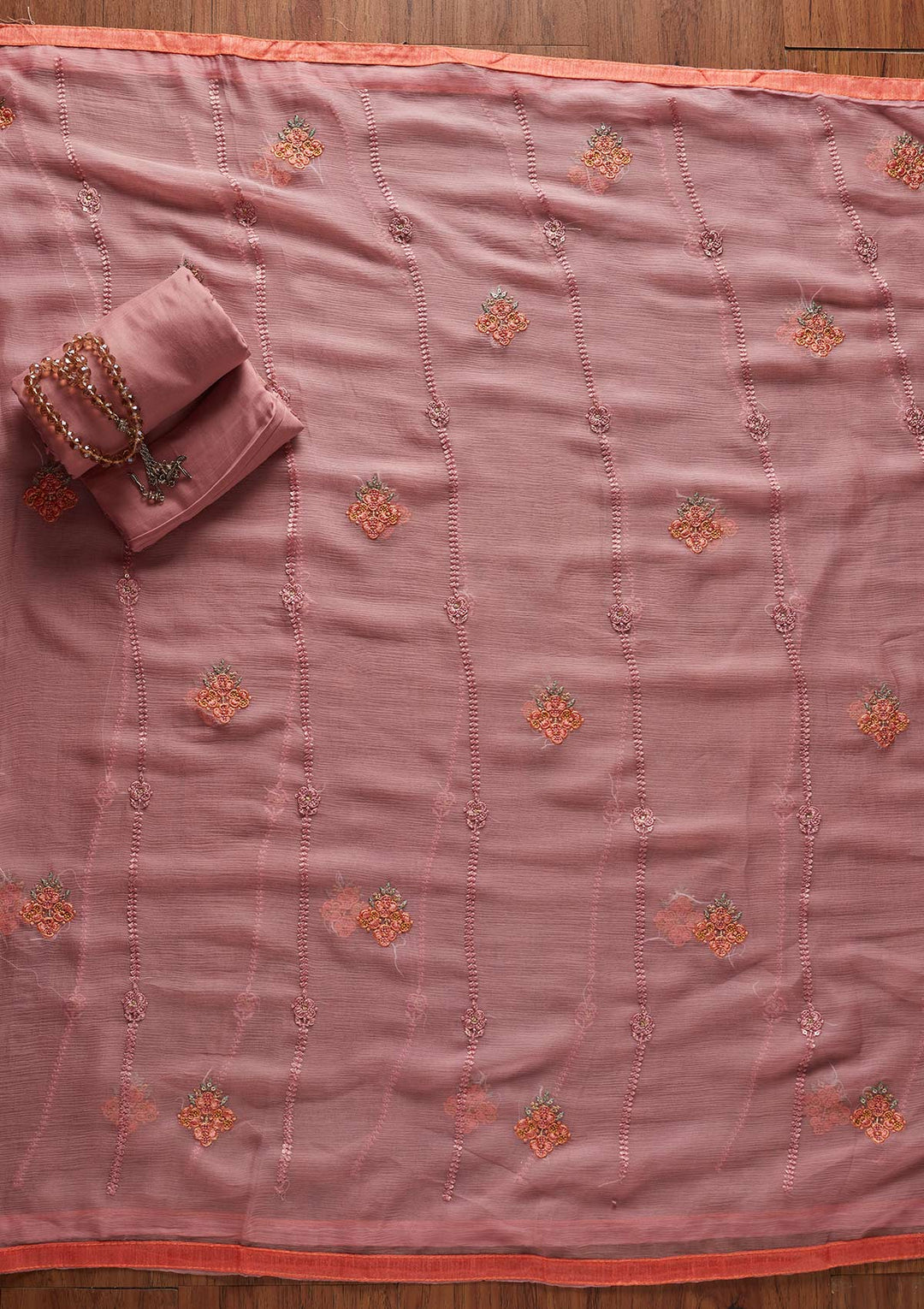 Onion Pink Gotapatti Georgette Designer Unstitched Salwar Suit - koskii