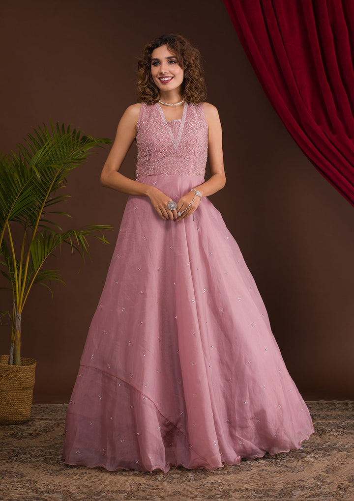 onion pink bridesmaid dresses BABARONI BABARONI Chiffon Dusty Rose Bridesmaid Dresses V-neck Floor-length Spaghetti Straps Sash with Slit A-line, Dusty Rose / US0