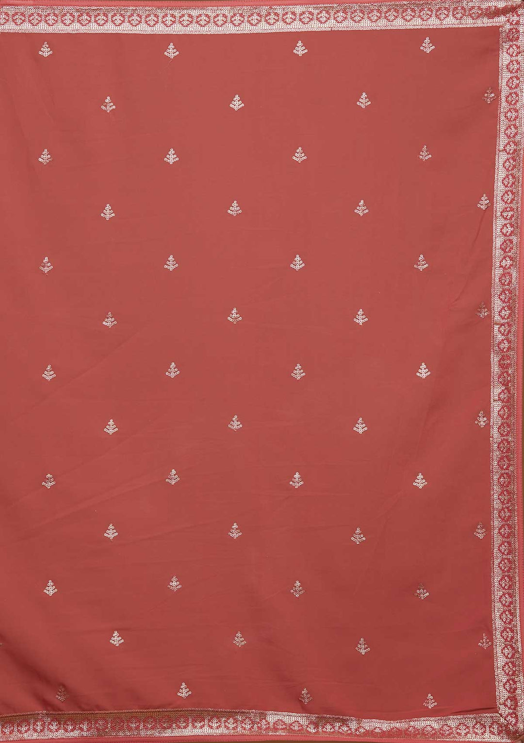 Onion Pink Zariwork Georgette Designer Anarkali Suit-Koskii